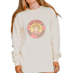 Eat Dirt And Die, Trash Golden Girls Vintage Soft Long-Sleeve T-shirt Ivory