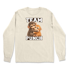 Team Punch Panchi-kun Monkey Vintage Soft Long-Sleeve T-shirt 