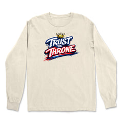 Trust The Throne Crown Philly Hoops Vintage Soft Long-Sleeve T-shirt 