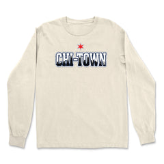 Chicago Chi-Town City Pride Vintage Soft Long-Sleeve T-shirt 