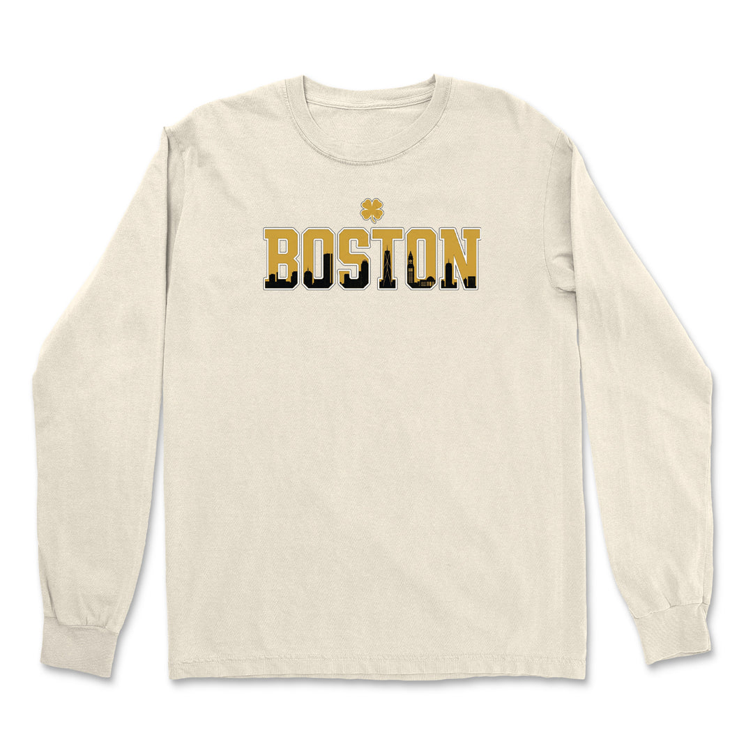Boston City Pride Irish Vintage Soft Long-Sleeve T-shirt 