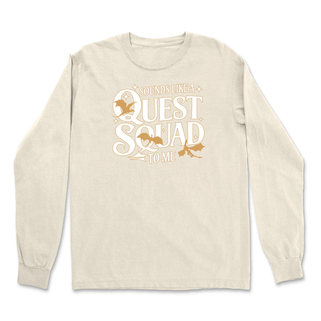 Sounds Like A Quest Squad To Me Empyrean Vintage Soft Long-Sleeve T-shirt 