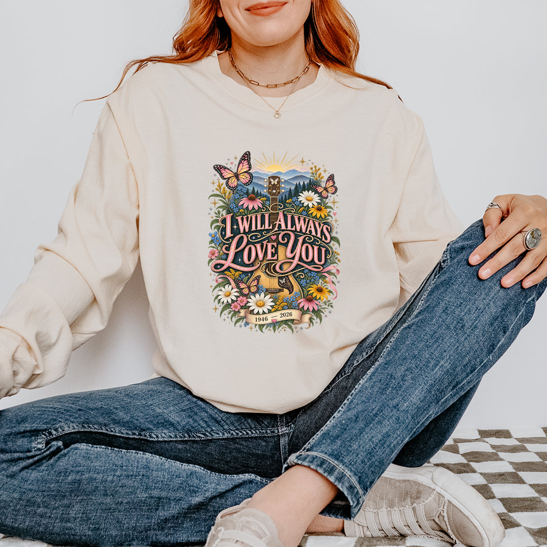 I Will Always Love You Dolly Vintage Soft Long-Sleeve T-shirt 