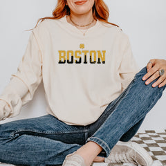 Boston City Pride Irish Vintage Soft Long-Sleeve T-shirt 