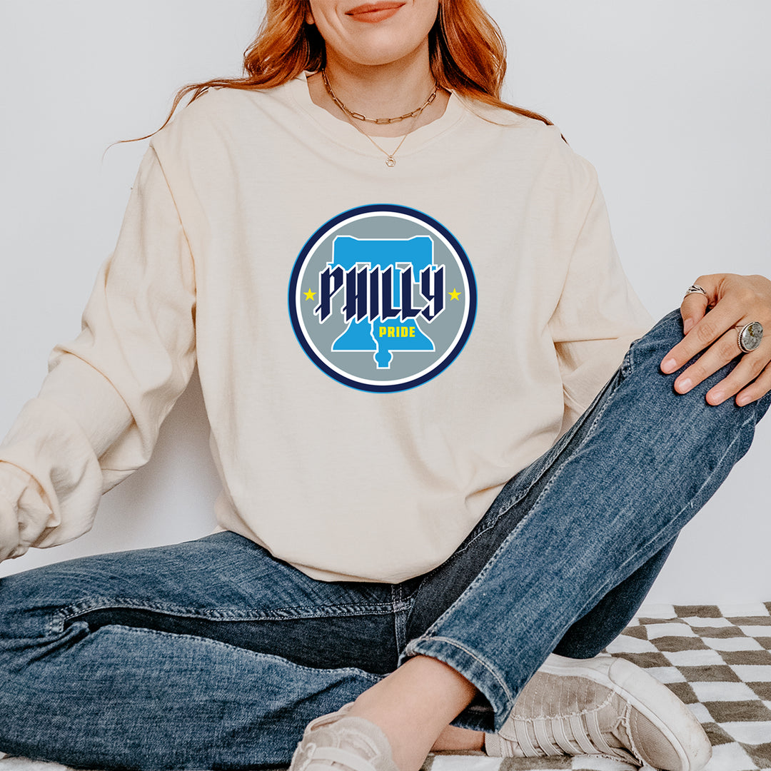 Philly Pride Liberty Bell Vintage Soft Long-Sleeve T-shirt 