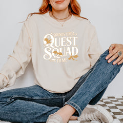 Sounds Like A Quest Squad To Me Empyrean Vintage Soft Long-Sleeve T-shirt 