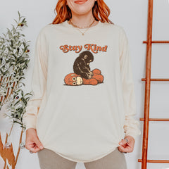 Punch Stay Kind Macaque Vintage Soft Long-Sleeve T-shirt 
