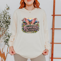 Forever Our Tennessee Butterfly Dolly Vintage Soft Long-Sleeve T-shirt 