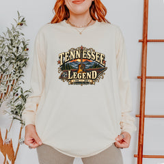 Tennessee Legend Country Music Dolly Vintage Soft Long-Sleeve T-shirt 