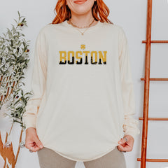 Boston City Pride Irish Vintage Soft Long-Sleeve T-shirt 