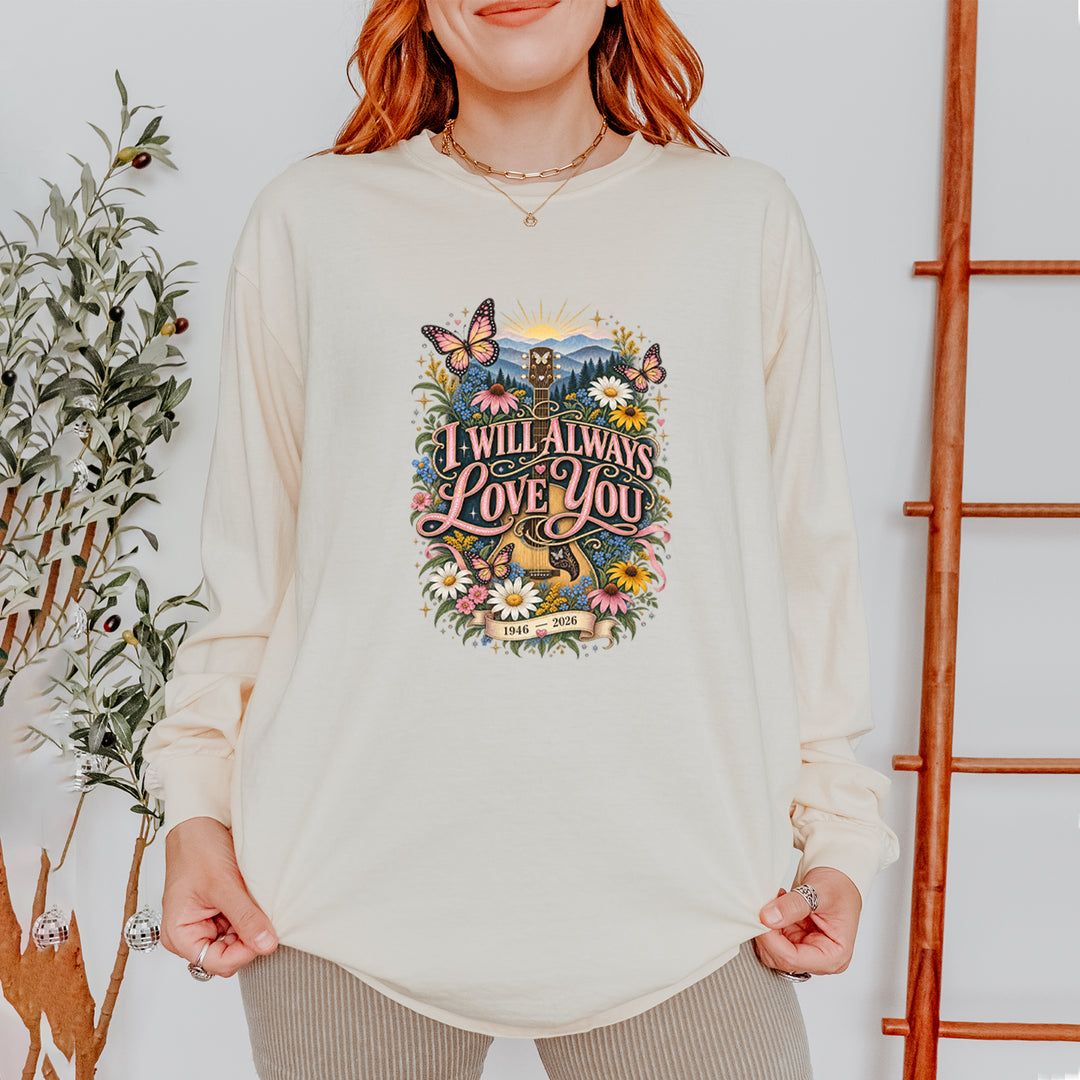 I Will Always Love You Dolly Vintage Soft Long-Sleeve T-shirt 