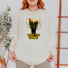 Hoist The Cone Pittsburgh Pride Vintage Soft Long-Sleeve T-shirt 