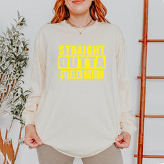 Straight Outta Steeler Nation Football  Vintage Soft Long-Sleeve T-shirt 