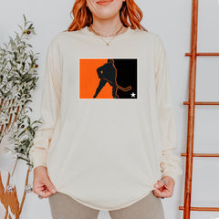 Hockey Enforcer Retro Vintage Vintage Soft Long-Sleeve T-shirt 