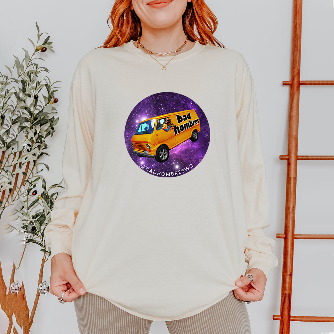 Bad Hombres Space West Chester Band Vintage Soft Long-Sleeve T-shirt 