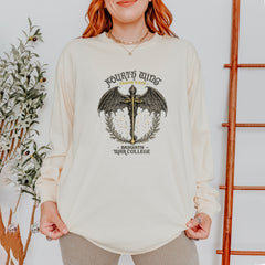Fourth Wing Dragon Rider Vintage Basgiath War College Vintage Soft Long-Sleeve T-shirt 