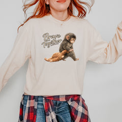 Punch Brave Together Stuffed Animal Vintage Soft Long-Sleeve T-shirt 