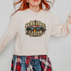 Tennessee Legend Country Music Dolly Vintage Soft Long-Sleeve T-shirt 