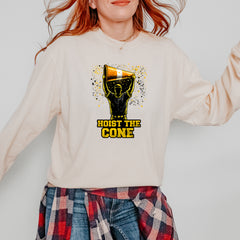 Hoist The Cone Pittsburgh Pride Vintage Soft Long-Sleeve T-shirt 