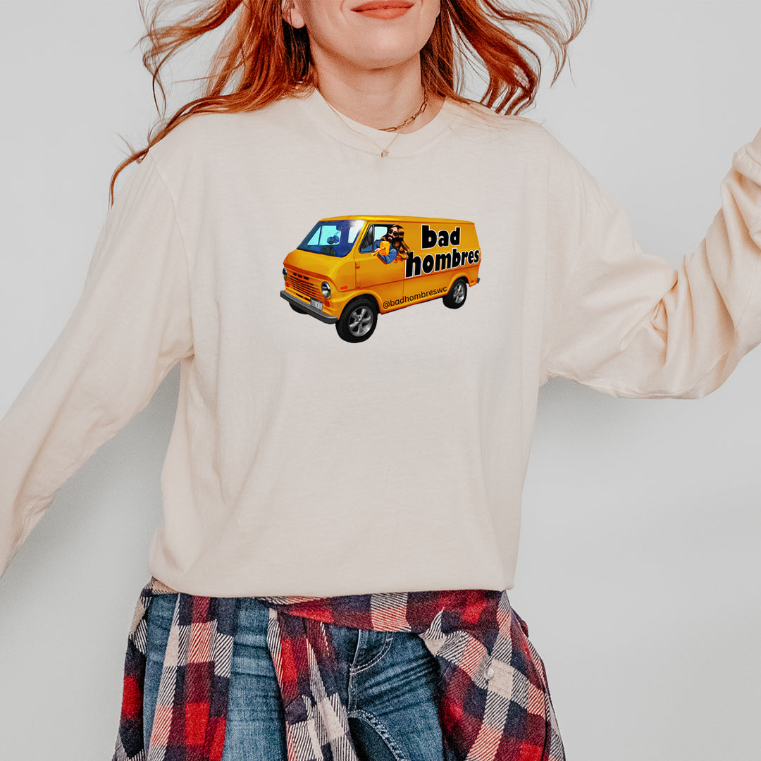 Bad Hombres Van West Chester Band Vintage Soft Long-Sleeve T-shirt 