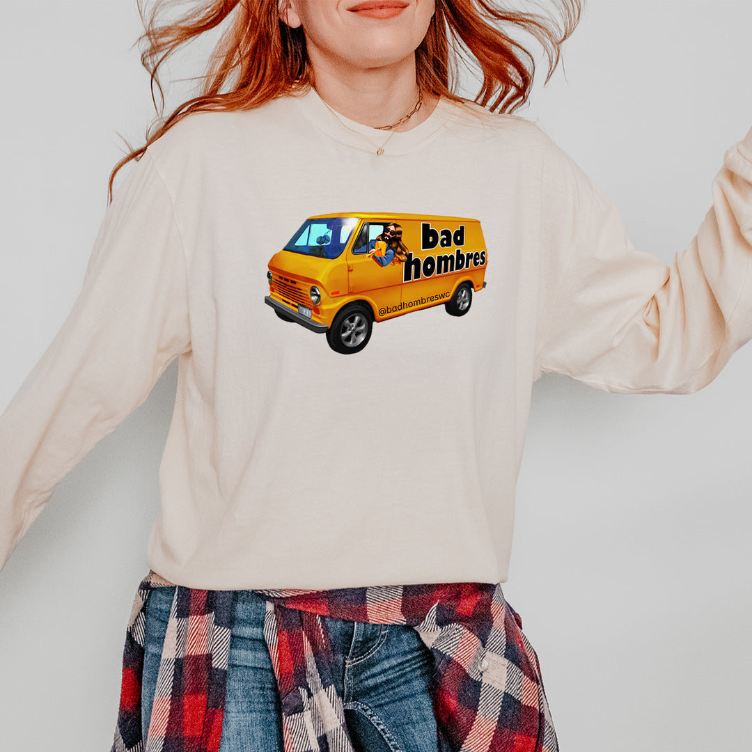 Bad Hombres Van West Chester Band Vintage Soft Long-Sleeve T-shirt 