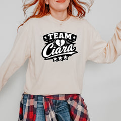 Team Ciara Scamanda Broken Heart Vintage Soft Long-Sleeve T-shirt 