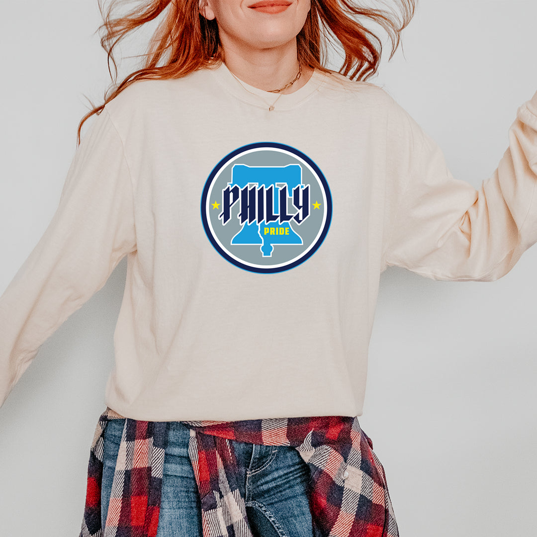 Philly Pride Liberty Bell Vintage Soft Long-Sleeve T-shirt 