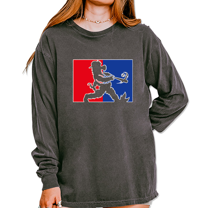 Batter Up Philly Baseball Phan Vintage Soft Long-Sleeve T-shirt