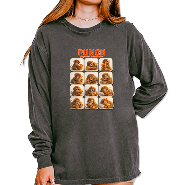 Punch Play Hard Love Harder Vintage Soft Long-Sleeve T-shirt