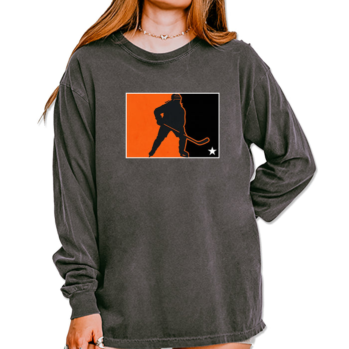 Hockey Enforcer Retro Vintage Vintage Soft Long-Sleeve T-shirt