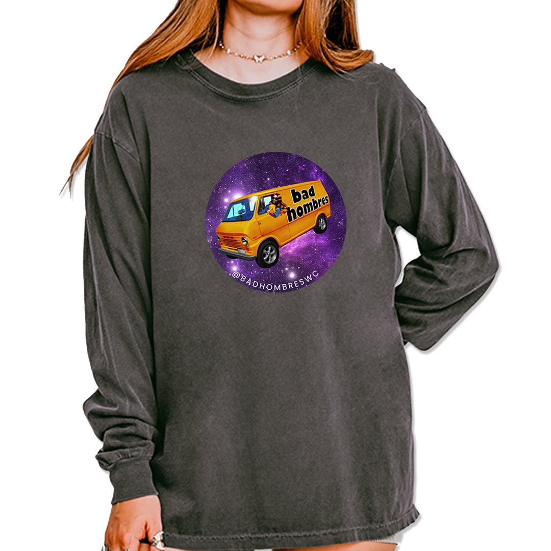 Bad Hombres Space West Chester Band Vintage Soft Long-Sleeve T-shirt Pepper
