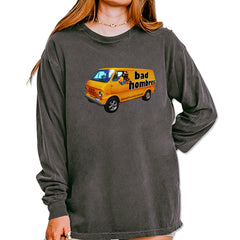 Bad Hombres Van West Chester Band Vintage Soft Long-Sleeve T-shirt Pepper