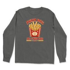 French Fries Are Finger Food IYKYK Vintage Soft Long-Sleeve T-shirt 