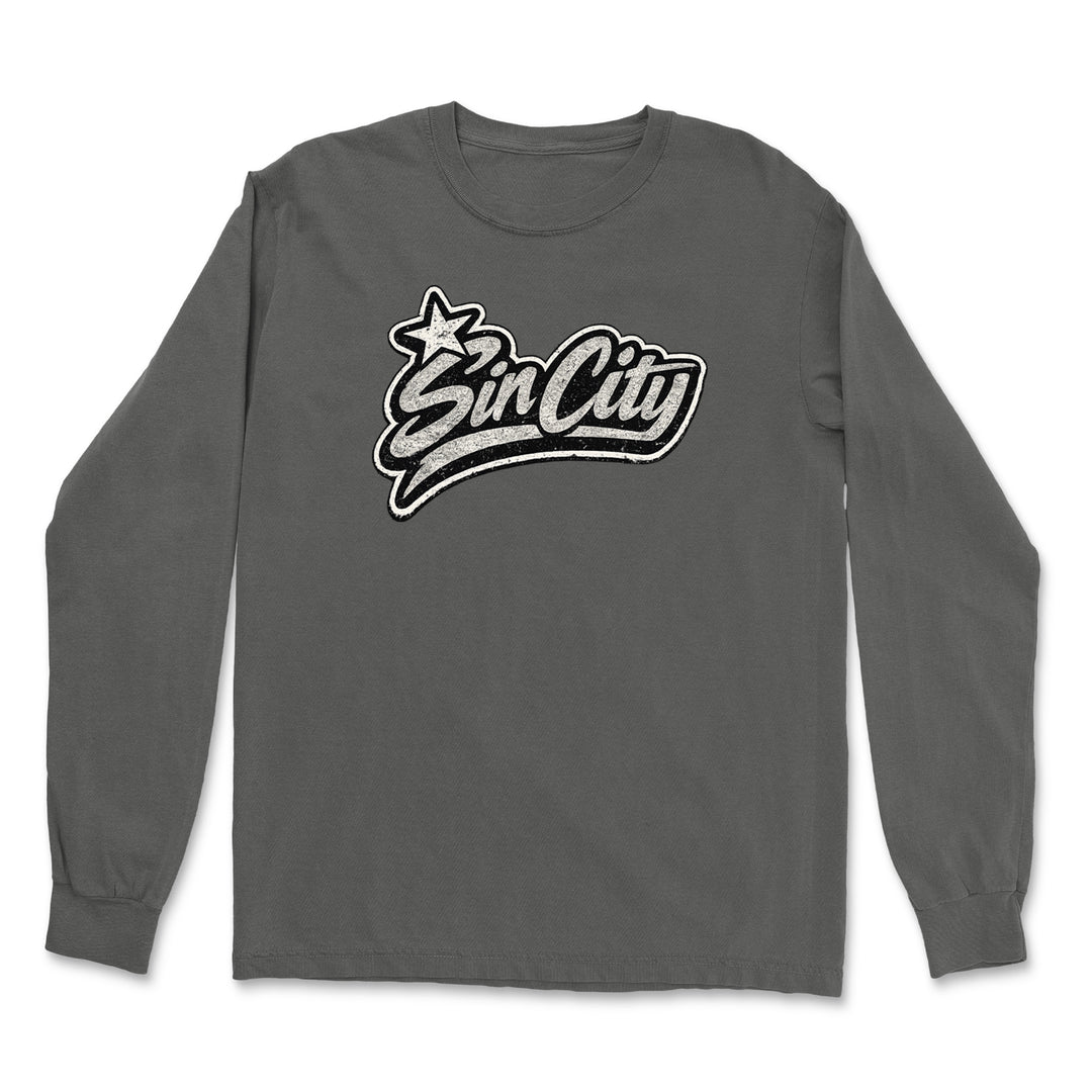 Sin City Vegas Retro Vintage Vintage Soft Long-Sleeve T-shirt 