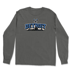Detroit Motor City Retro Piston Vintage Soft Long-Sleeve T-shirt 