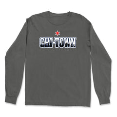 Chicago Chi-Town City Pride Vintage Soft Long-Sleeve T-shirt 