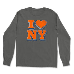 New York City Pride Heart Vintage Soft Long-Sleeve T-shirt 