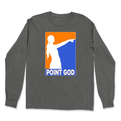 Point God Cunningham Basketball Pointing Meme  Vintage Soft Long-Sleeve T-shirt 