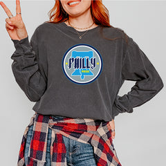 Philly Pride Liberty Bell Vintage Soft Long-Sleeve T-shirt 