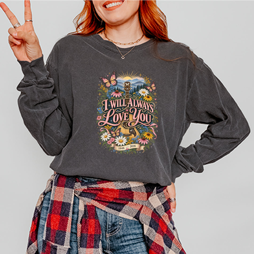 I Will Always Love You Dolly Vintage Soft Long-Sleeve T-shirt 