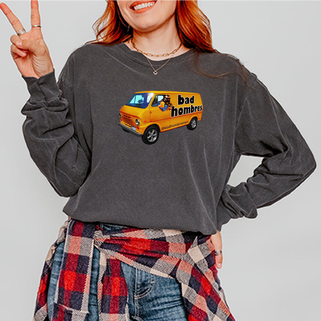 Bad Hombres Van West Chester Band Vintage Soft Long-Sleeve T-shirt 