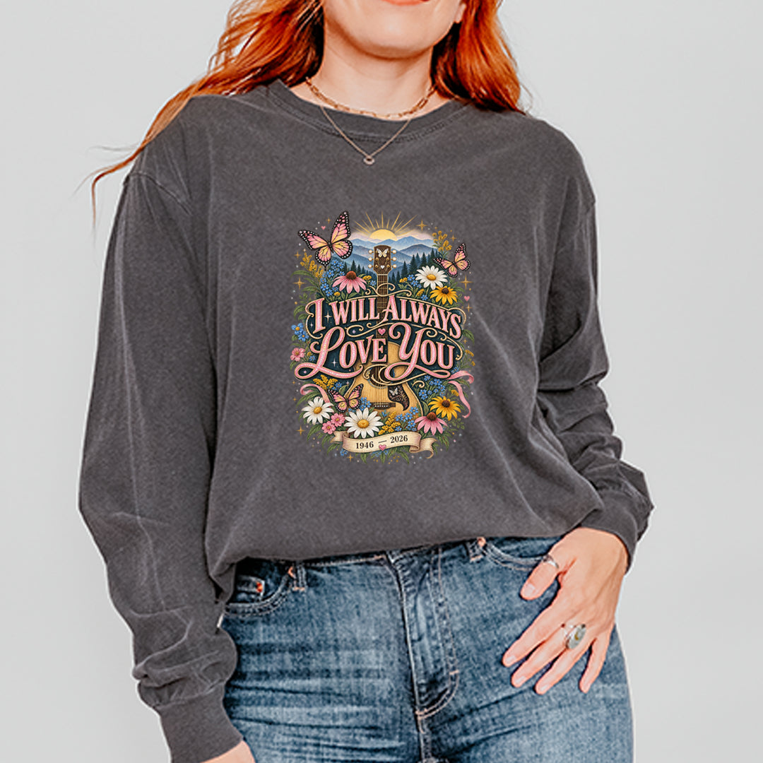 I Will Always Love You Dolly Vintage Soft Long-Sleeve T-shirt 