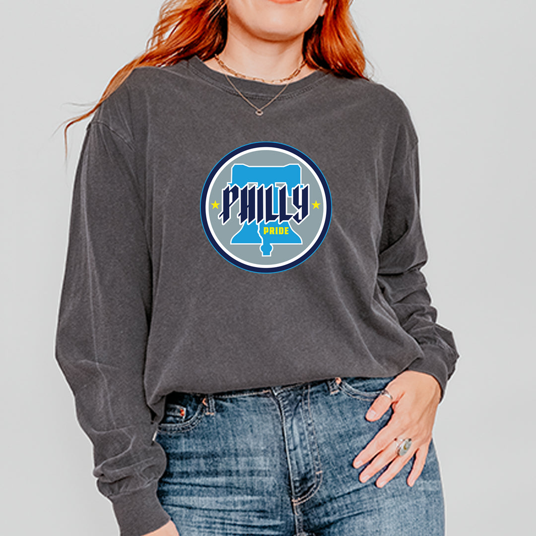 Philly Pride Liberty Bell Vintage Soft Long-Sleeve T-shirt 