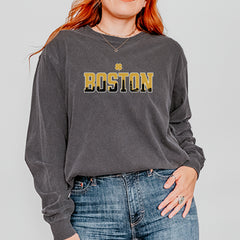 Boston City Pride Irish Vintage Soft Long-Sleeve T-shirt 