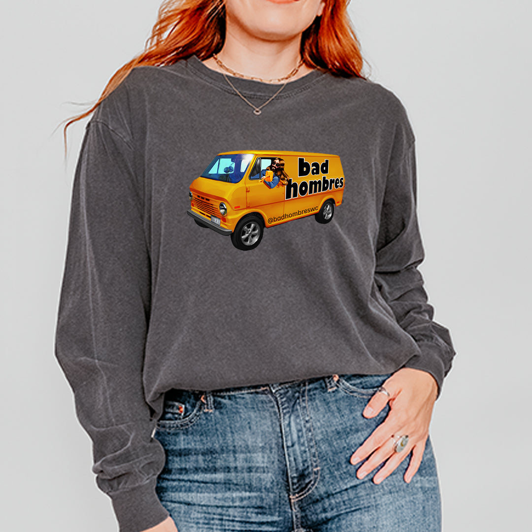 Bad Hombres Van West Chester Band Vintage Soft Long-Sleeve T-shirt 