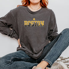 Boston City Pride Irish Vintage Soft Long-Sleeve T-shirt 