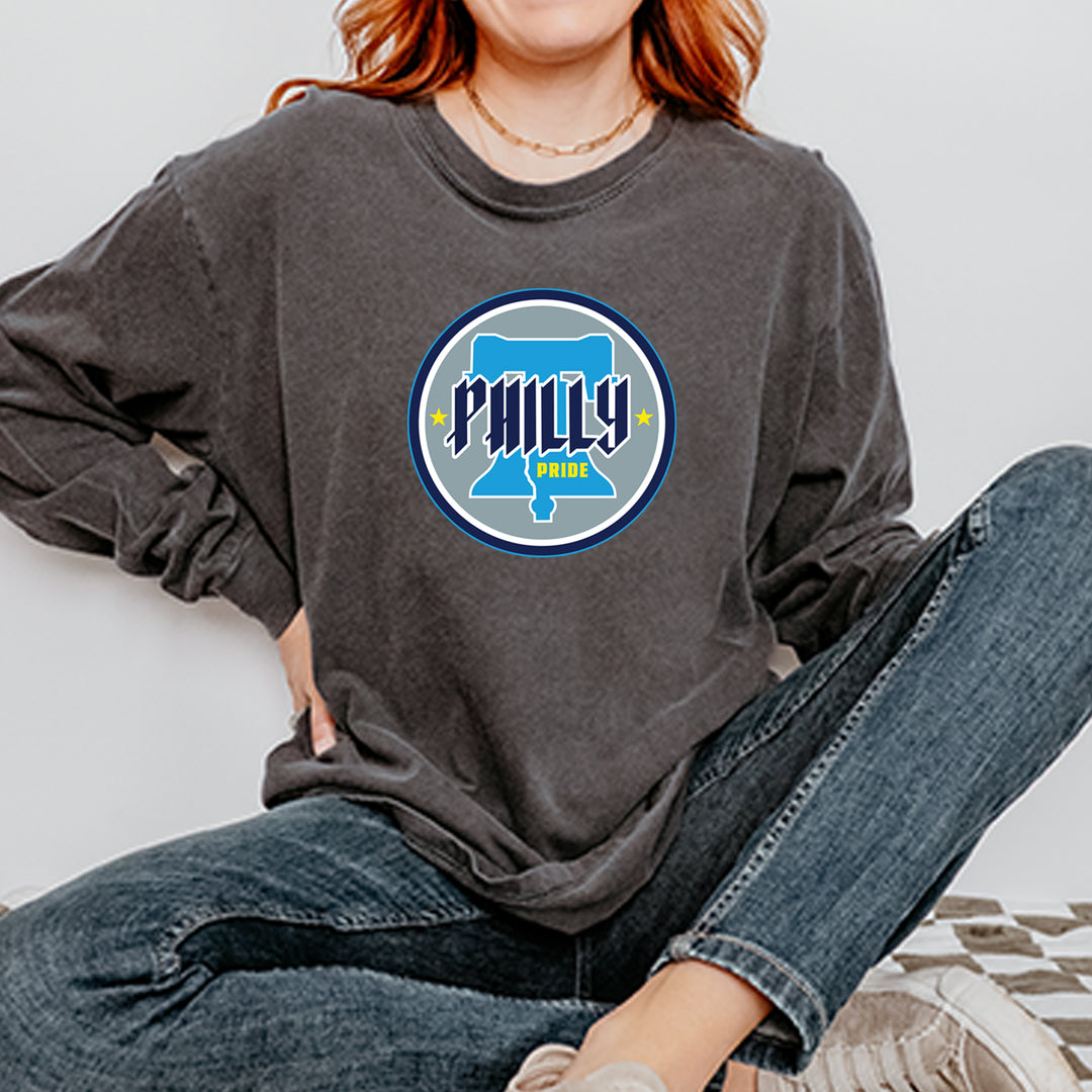 Philly Pride Liberty Bell Vintage Soft Long-Sleeve T-shirt 