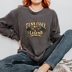 Tennessee Legend Country Music Dolly Vintage Soft Long-Sleeve T-shirt 