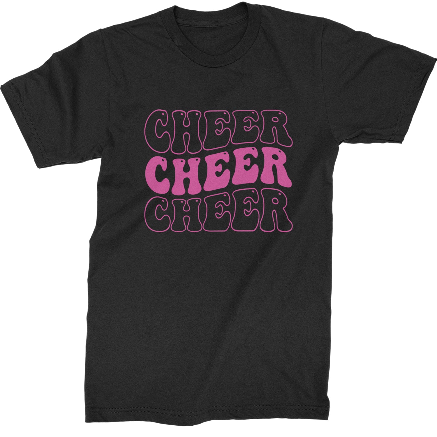 Cheer Cheer Cheer Mens T-shirt Black