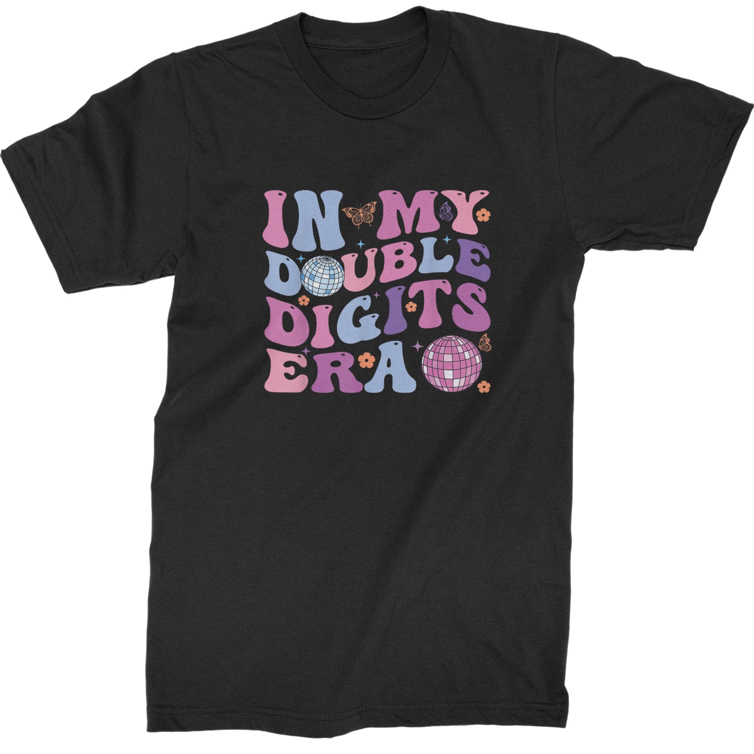 In My Double Digits Era Retro 10 Year Old 10th Birthday Mens T-shirt